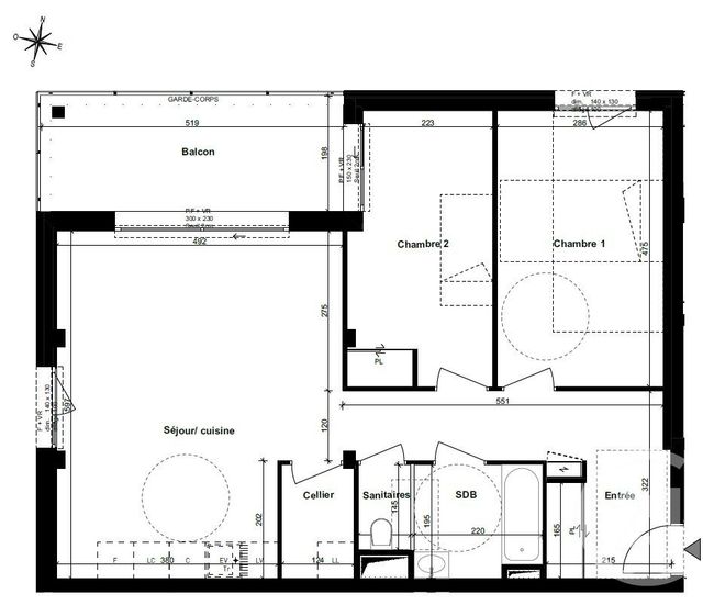 Appartement T3 à louer - 3 pièces - 70.55 m2 - COGNIN - 73 - RHONE-ALPES - Century 21 Immobilière De La Vallée